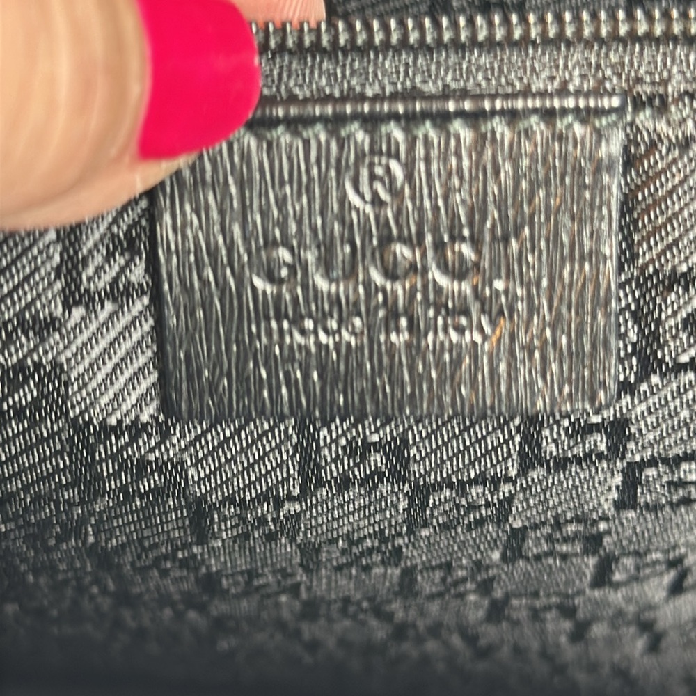 Gucci Leather and Canvas Tote Tom Ford Era 1994-2004, unbranded crossbody strap - Picture 13 of 16